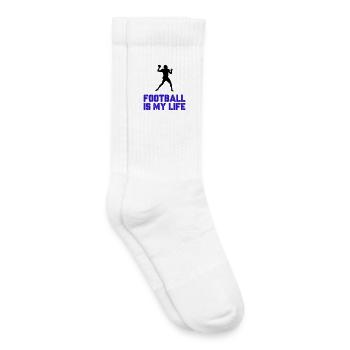 Football is my Life - Kinder Tennissocken - Weiß - Rechts