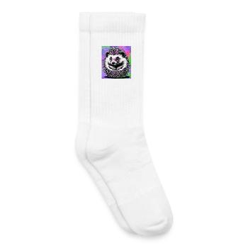 hedgehog - Kids Tennis Socks - white - Right