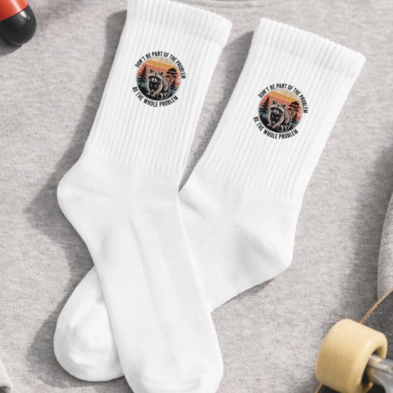 Sei nicht Teil des Problems, sei das ganze Problem. Kinder Tennissocken