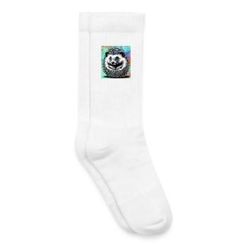 Igel - Kinder Tennissocken - Weiß - Rechts