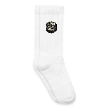 King of the Last Mile LKW Fahrer - Kinder Tennissocken - Weiß - Rechts