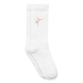 Gift idea for a hip-hop dancer with b-boying - Kids Tennis Socks - white - Right