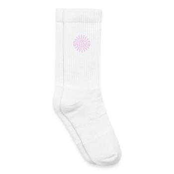 Sonnenschein Sonnenschein knallrosa - Kinder Tennissocken - Weiß - Rechts