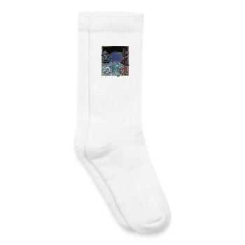 Arts martiaux asiatiques Tiger Dragon - Chaussettes de tennis bio enfant - blanc - Droite