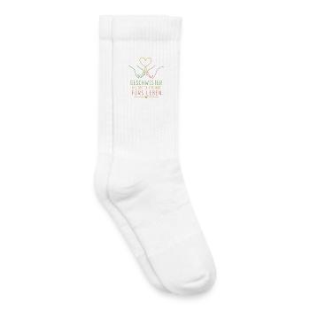 Geschwister Die Ersten Freunde - Kinder Tennissocken - Weiß - Rechts