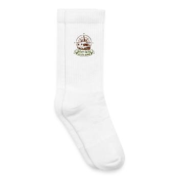 Camperkompass: Nichts Muss Alles Kann - Kinder Tennissocken - Weiß - Rechts