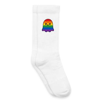 Rainbow Pride Spirit - Kids Tennis Socks - white - Right