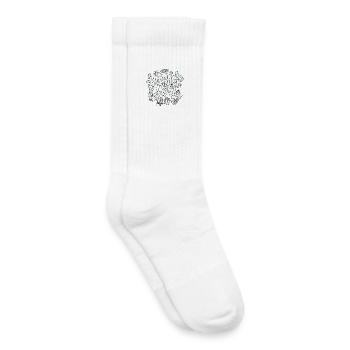 Hip Hop Girl Graffiti - Kids Tennis Socks - white - Right