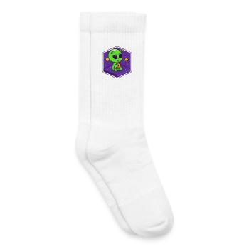 Alien Pizza Scout - Kinder Tennissocken - Weiß - Rechts