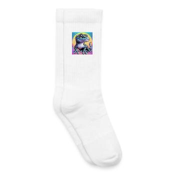 Gecko - Kinder Tennissocken - Weiß - Rechts