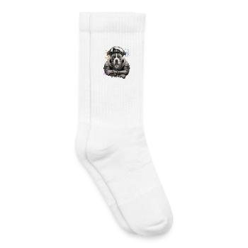 Biker Molosser - 065c - Kids Tennis Socks - white - Right