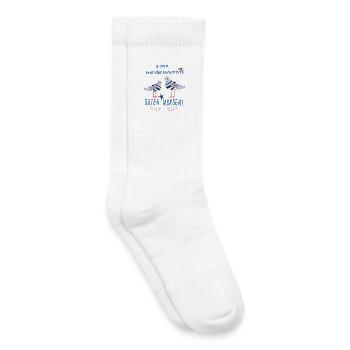 Guten Morgen mit Möwen - Kinder Tennissocken - Weiß - Rechts