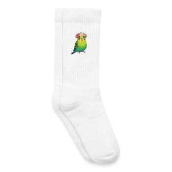 Budgerigar - Kids Tennis Socks - white - Right