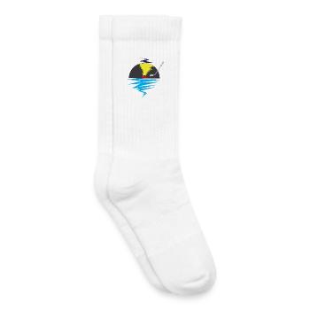 Vinyl - Kids Tennis Socks - white - Right