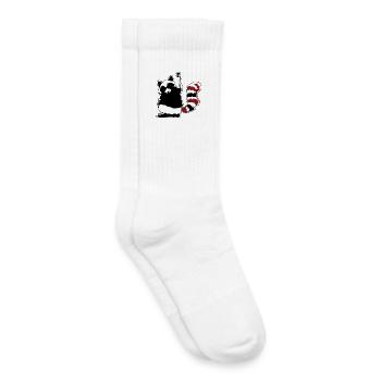 Starke Faust im Flaggenstil - Kinder Tennissocken - Weiß - Rechts