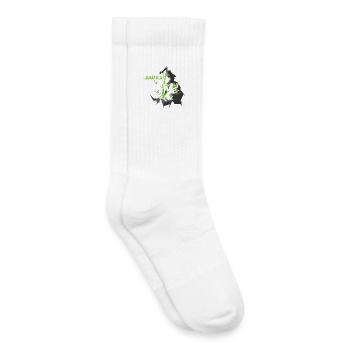 Maple Leaf Nature Arbre Symbole Illustration Nature - Chaussettes de tennis bio enfant - blanc - Droite