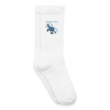Happy Icelandic Horse - Kids Tennis Socks - white - Right
