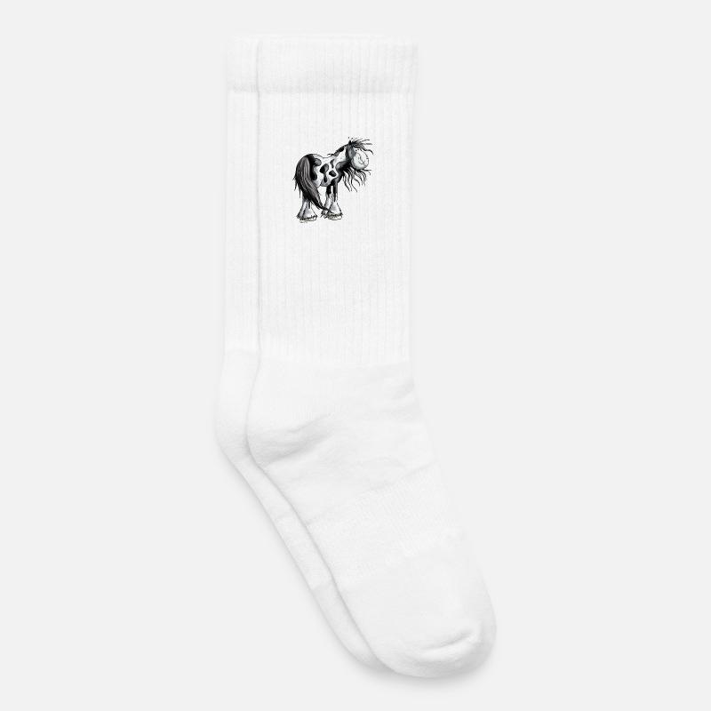 Niedlicher Irish Tinker - Kinder Tennissocken - Weiß