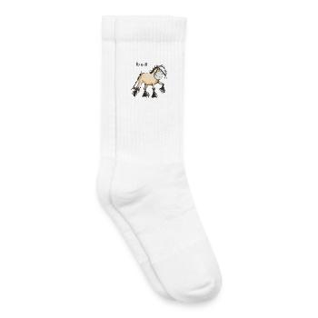 Hottehüüü Norweger - Kinder Tennissocken - Weiß - Rechts