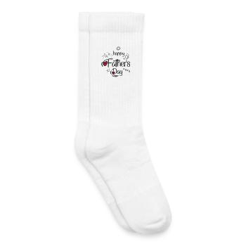 Fête des pères - Chaussettes de tennis bio enfant - blanc - Droite