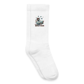Frère cadet - Chaussettes de tennis bio enfant - blanc - Droite