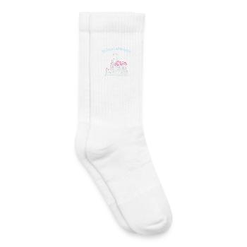 Schloss Lichtenstein, Märchenschloss, Deutschland - Kinder Tennissocken - Weiß - Rechts