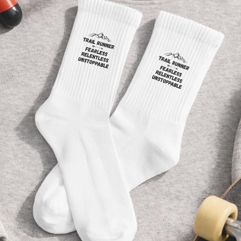 Trail Runner - Intrépide. Implacable. Imparable. Chaussettes de tennis bio enfant