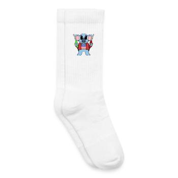 Préposé à la station-service Station d’essence Koala - Chaussettes de tennis bio enfant - blanc - Droite