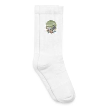 vintage wolf - Kinder Tennissocken - Weiß - Rechts