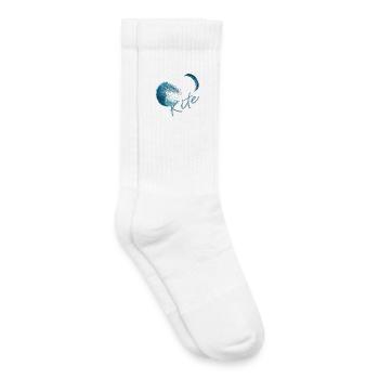 Kitesurfen - Kinder Tennissocken - Weiß - Rechts