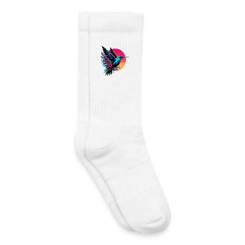 Colibri - Chaussettes de tennis bio enfant - blanc - Droite