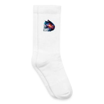 Katze - Kinder Tennissocken - Weiß - Rechts