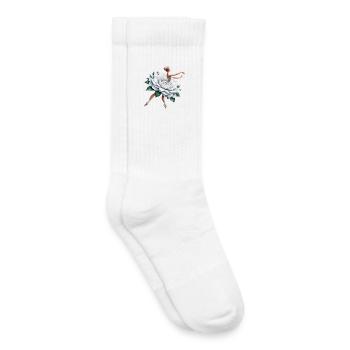 Danseuse de ballet avec tutu - Chaussettes de tennis bio enfant - blanc - Droite