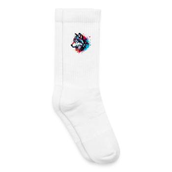 Wolf - Kinder Tennissocken - Weiß - Rechts