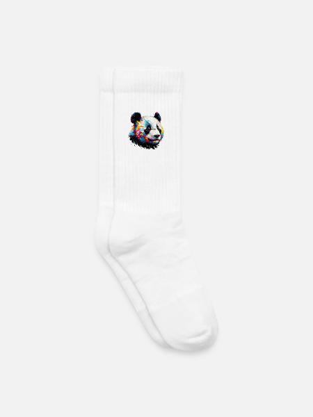 Panda - Kinder Tennissocken - Weiß
