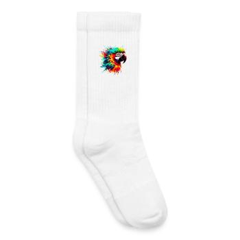 Perroquet - Chaussettes de tennis bio enfant - blanc - Droite