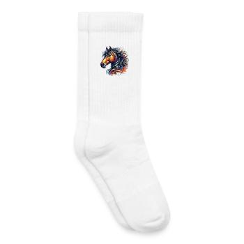 Pferd - Kinder Tennissocken - Weiß - Rechts