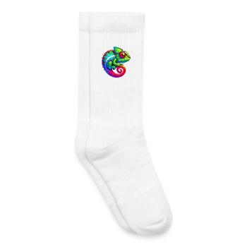 Chamäleon - Kinder Tennissocken - Weiß - Rechts