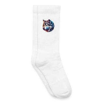 Wolf - Kinder Tennissocken - Weiß - Rechts