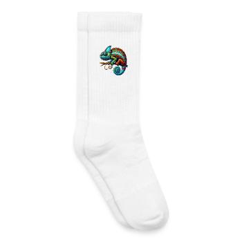 Chameleon - Kids Tennis Socks - white - Right