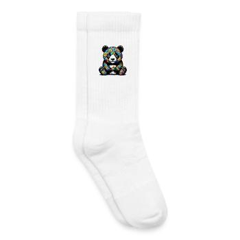 Panda - Kinder Tennissocken - Weiß - Rechts
