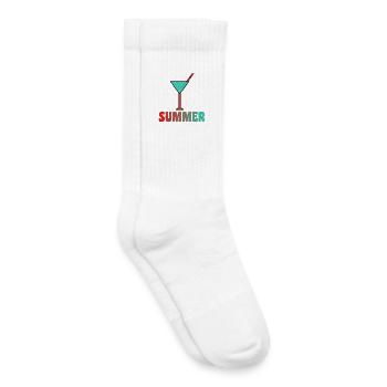 PAPA. OPA. VATERTAG. GELIEBTE. MEISTER - Kinder Tennissocken - Weiß - Rechts