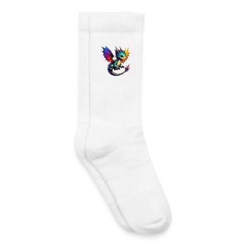 Dragon - Chaussettes de tennis bio enfant - blanc - Droite