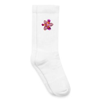 Phalaenopsis Joie Conte de fées pélorique Fleur d’orchidée - Chaussettes de tennis bio enfant - blanc - Droite