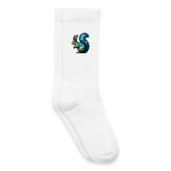 Eichhörnchen - Kinder Tennissocken - Weiß - Rechts