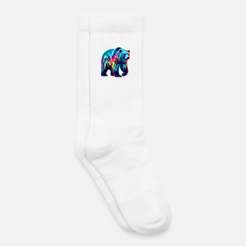 Bär - Kinder Tennissocken - Weiß