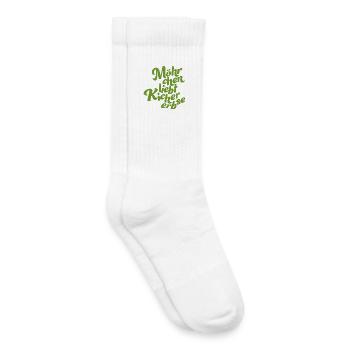 Logo without background green - Kinder Tennissocken - Weiß - Rechts