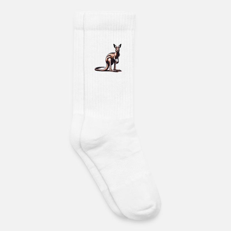 Känguru - Kinder Tennissocken - Weiß