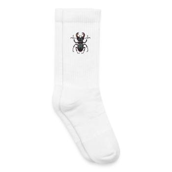 Cerf-volant - Chaussettes de tennis bio enfant - blanc - Droite