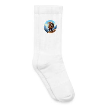 Ratte Bergsteiger / Wandern Ratten - Kinder Tennissocken - Weiß - Rechts
